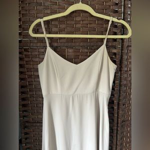 Show Me Your MuMu Dusty Pink Neutral Spaghetti Strap Formal Maxi Long Dress S